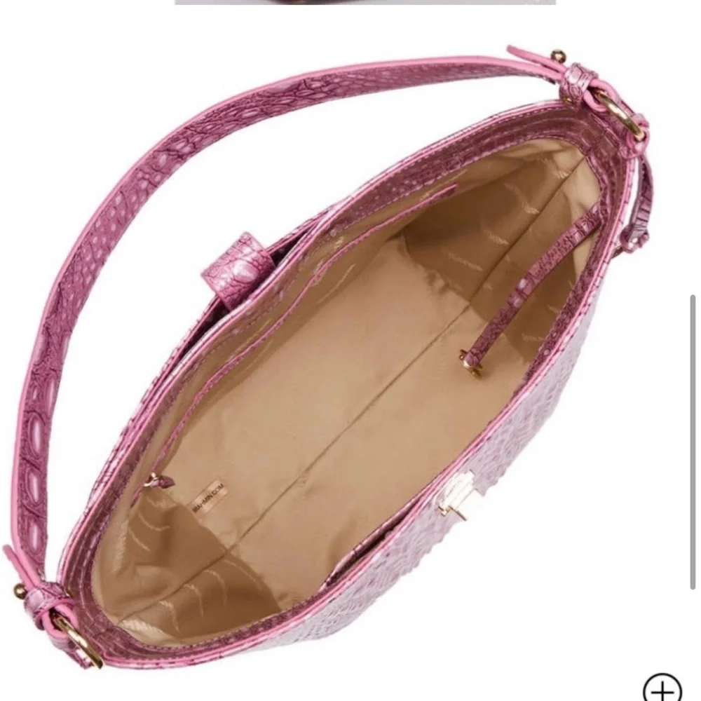 Brahmin Melbourne Collection Mulberry Potion Shira Bucket Bag - Picture 5 of 12